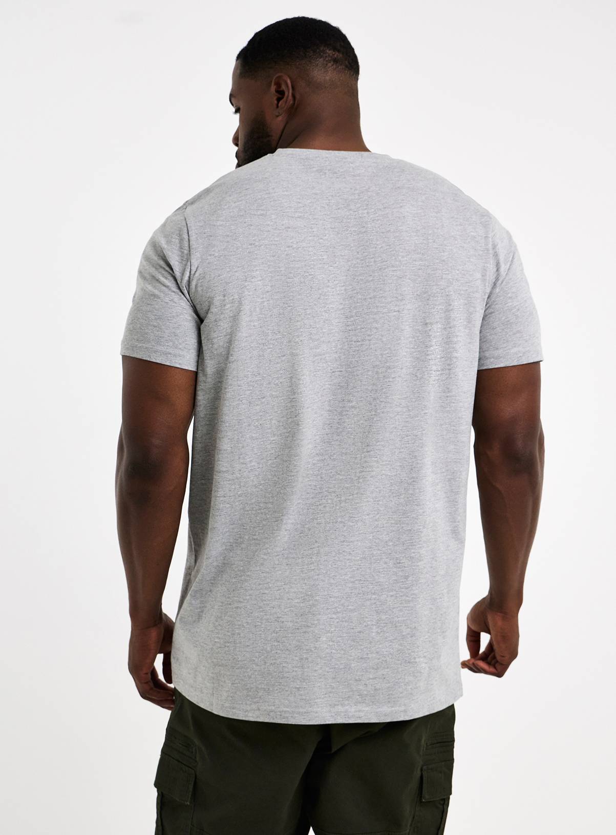 JACAMO 5 Pack V Neck T-Shirt Extra Long 1XL - Image 2